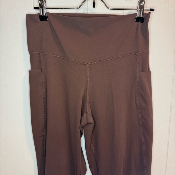 Women's Brown Boot Cut Flare Pants - Picture 4 of 8